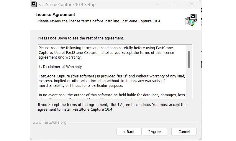 Nhấn vào nút I Agree