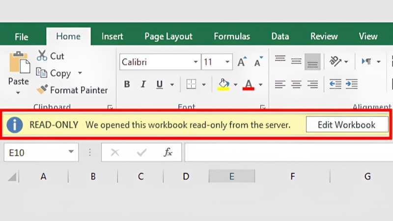 Thanh vàng Protected View và thông báo Read-Only trong Excel Thanh vàng Protected View và thông báo Read-Only trong Excel