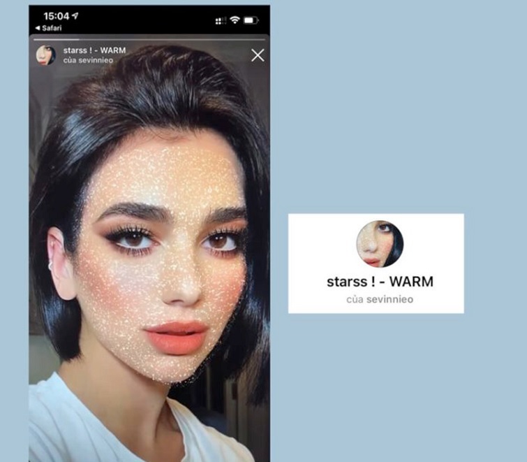 Filter Starss Warm A của sevinieo