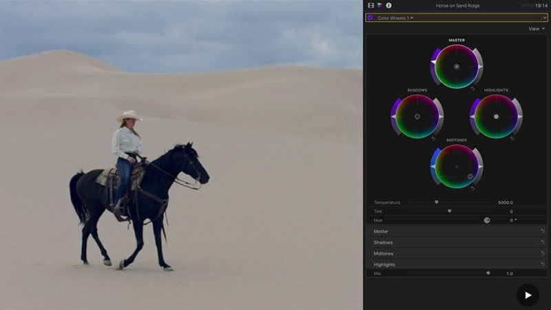 Phân loại công cụ màu chuyên nghiệp, hỗ trợ HDR và ProRes RAW