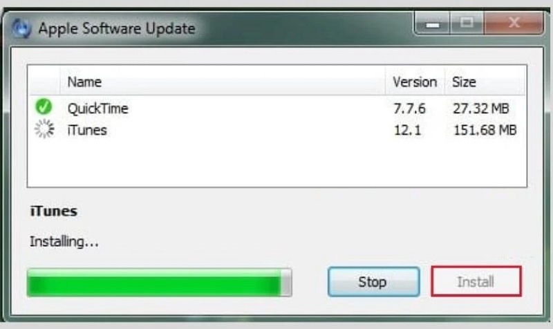 Nhấn vào nút Install