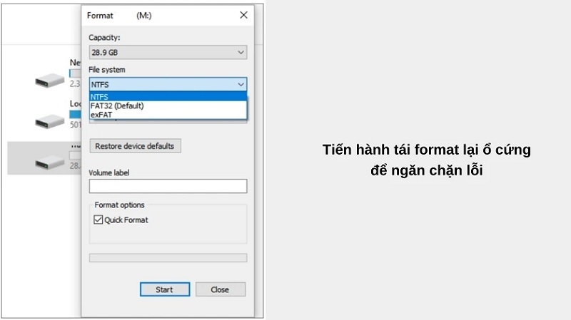 Nhấn nút Start để được bắt đầu