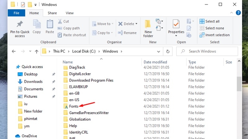 Cài đặt font chữ vào Windows 10 chỉ với một cú nhấp chuột bước 4