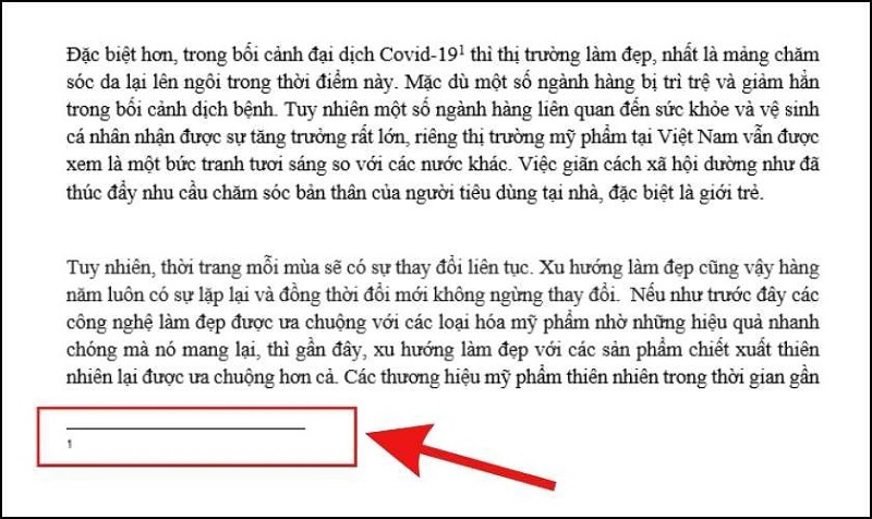 Nhập thông tin cần chú thích cho cụm từ đã được bạn bôi đen