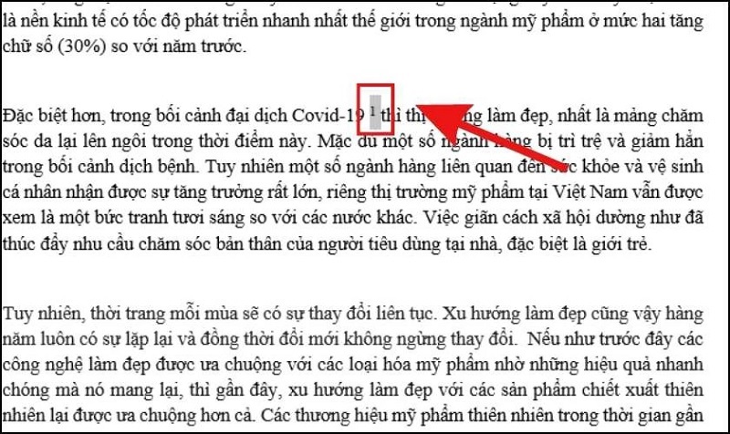 Cách xóa Footnote trong Word nhanh nhất