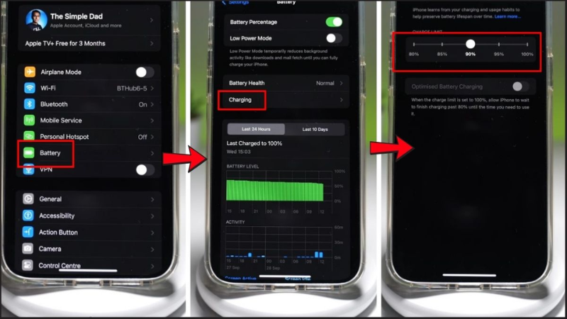 Giới Hạn Sạc Tối Đa Trên iOS 18 Và iOS 27 