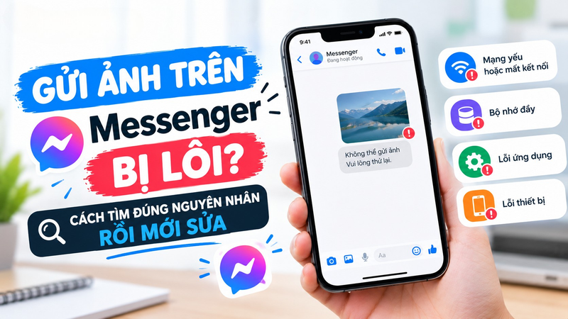 Gửi Ảnh Trên Messenger Bị Lỗi