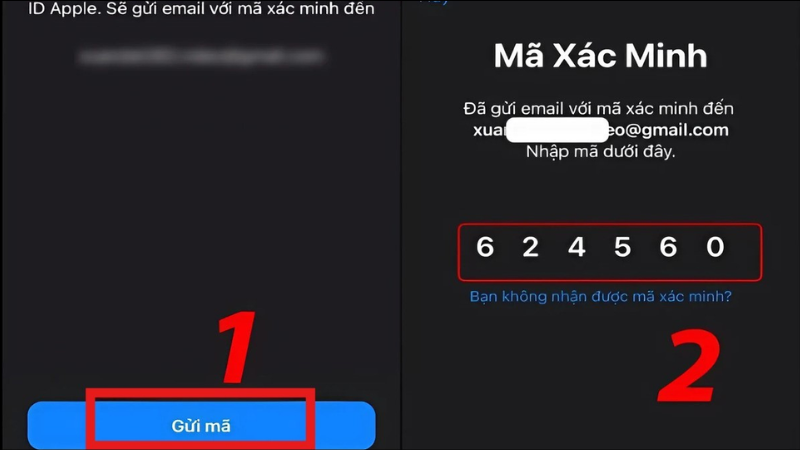 Gửi lại email xác minh từ trang tài khoản Apple nhanh chóng