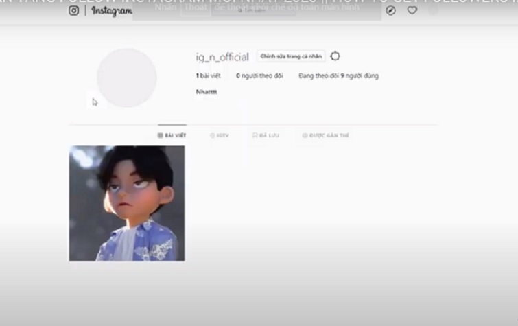 Lập và tiến hành đăng nhập vào tài khoản instagram phụ