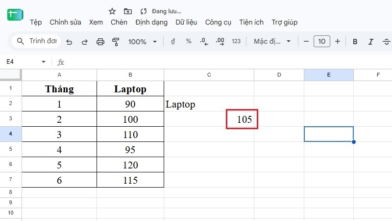 Kết quả doanh thu hiển thị sau khi áp dụng Kết quả doanh thu hiển thị sau khi áp dụng
