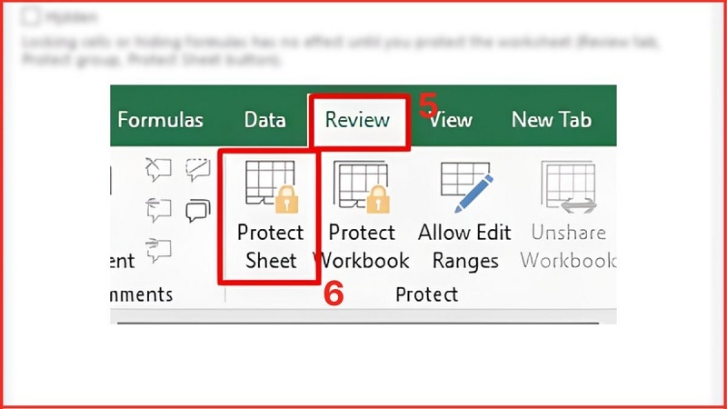 Cách ẩn và khóa công thức trong Excel (Bảo vệ dữ liệu)