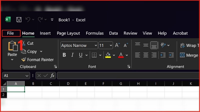 Qua cài đặt Excel Options