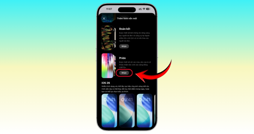 Hình Nền iOS 26.5 Pride Luminance – Bộ Sưu Tập Màu Sắc Đẹp Mắt Nhất Năm 2026 Bạn Không Nên Bỏ Lỡ