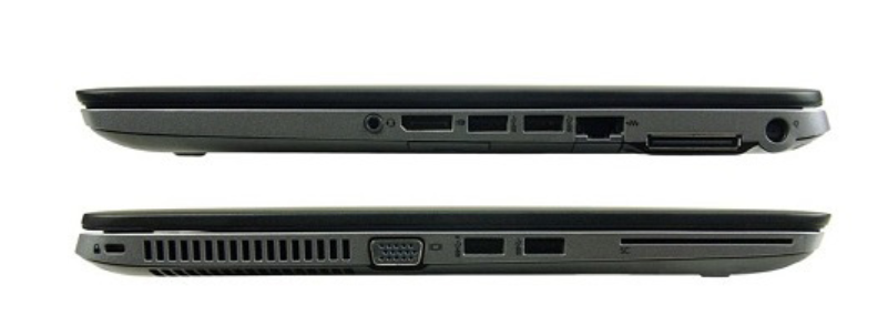 Các cổng kết nối trên cạnh máy