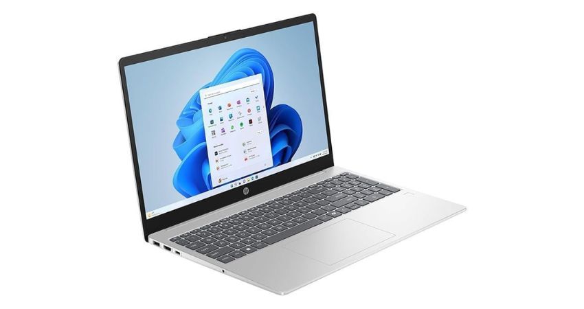 HP Laptop AI 15-fd2050wm có kiểu dáng gọn gàng, tiện dụng
