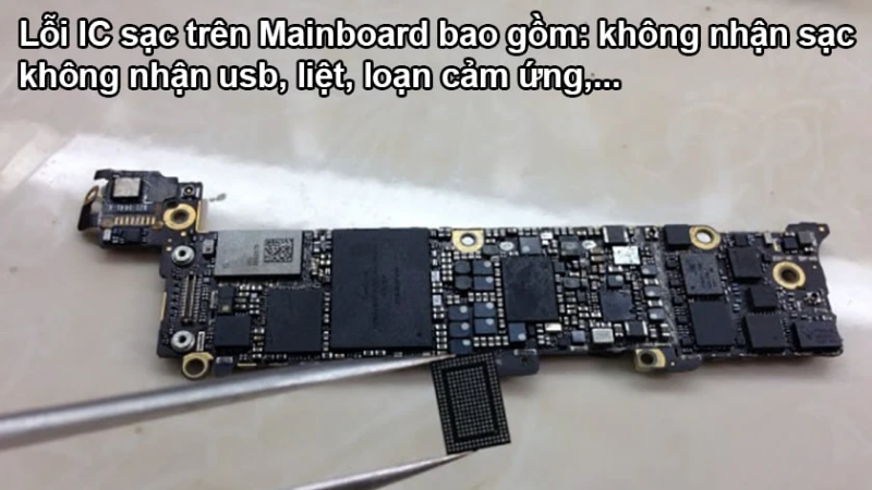 Hư hỏng IC nguồn hoặc bo mạch chủ