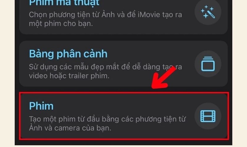 Chọn video trên iPhone mà bạn muốn cắt