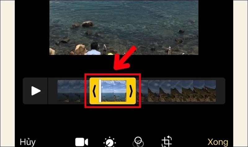 Tiến hành cắt video