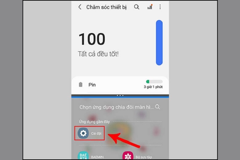 Chọn ứng dụng thứ 2