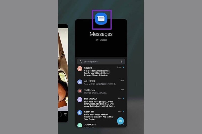 Mở cửa sổ đa nhiệm lên