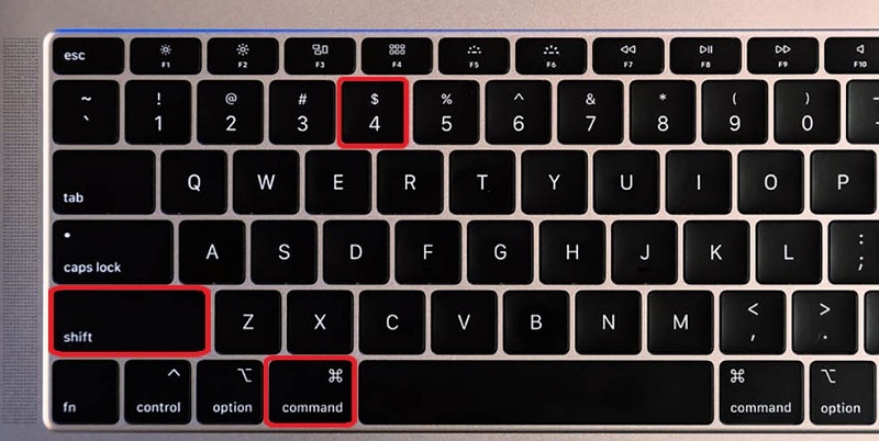 Cách chụp màn hình một vùng cụ thể trên MacBook