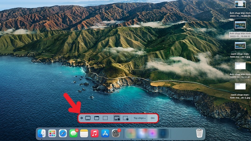 Cách cap màn hình Macbook nhiều kiểu