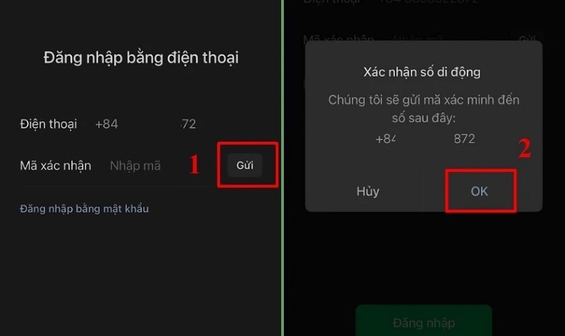 Nhấn nút Ok