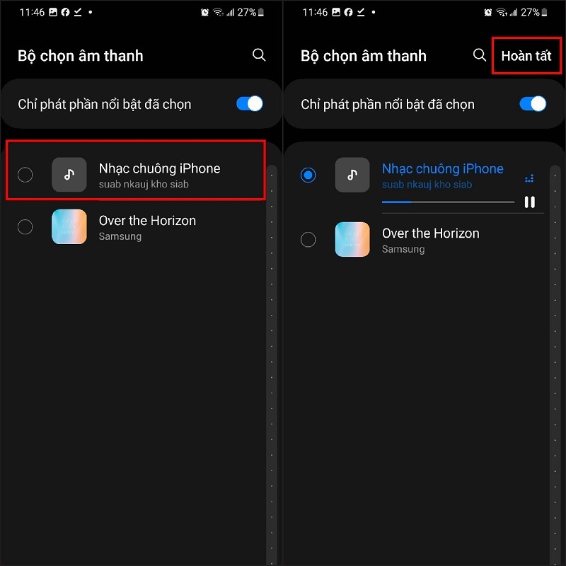 Nhấn nút Hoàn tất