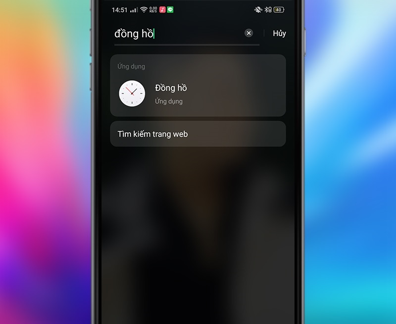Mở ứng dụng Đồng hồ