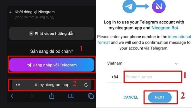 Nhấn nút Next