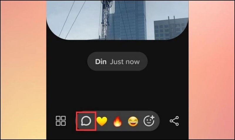 Nhấn vào biểu tượng Tin nhắn
