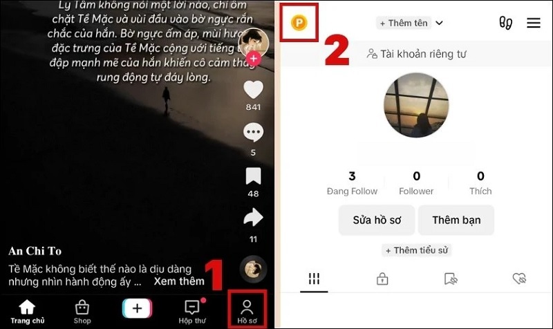 Chọn biểu tượng đồng xu