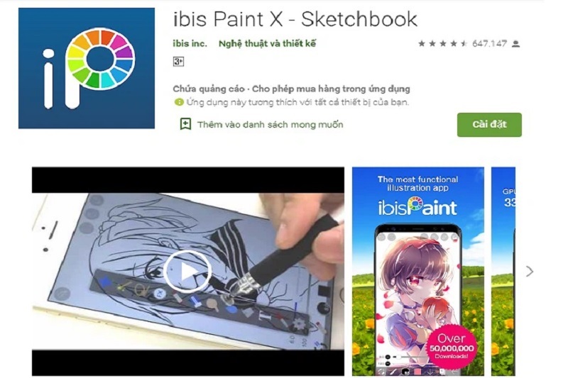 Nhấn vào nút Get hoặc Cài đặt