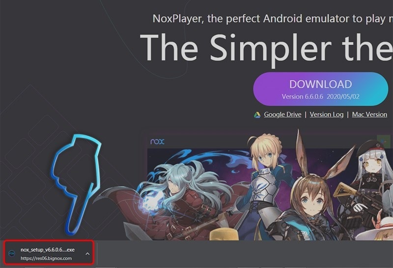 Hãy mở file cài đặt nằm ở góc dưới bên trái màn hình