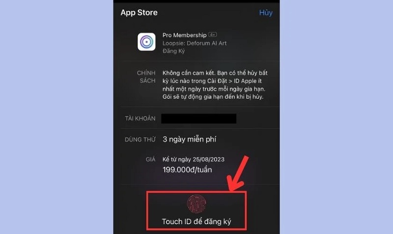 Xác nhận quá trình đăng ký tài khoản
