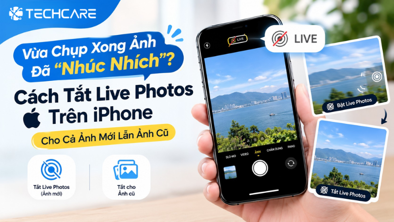 Hướng dẫn cách tắt Live Photos trên iPhone