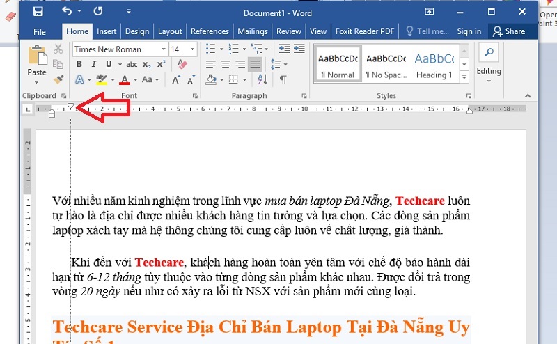 Kéo rê sang phải hoặc sang trái