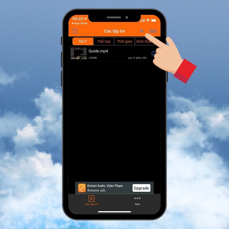 Mở phần mềm lên