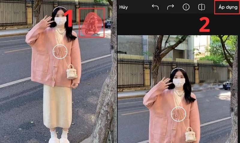Nhấn nút Áp dụng
