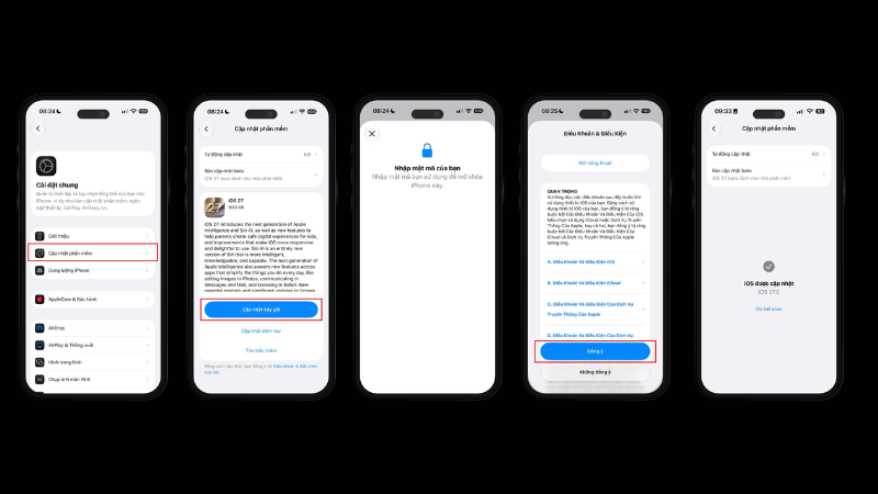 Hướng Dẫn Cập Nhật iOS 27 An Toàn