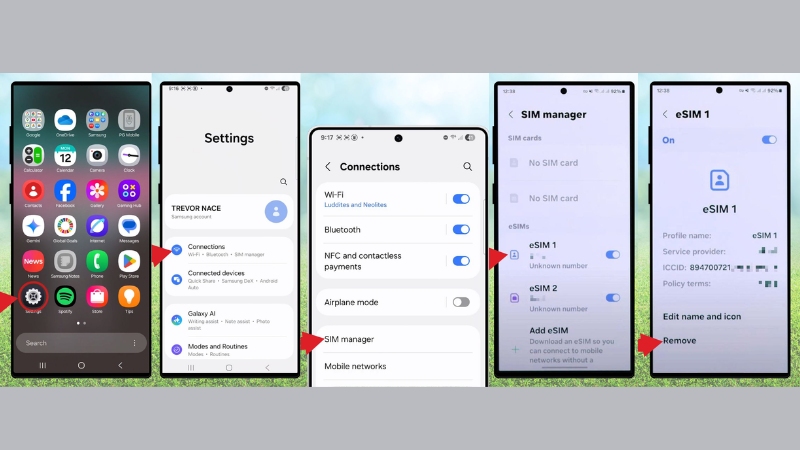 Hướng dẫn chuyển eSIM từ Android qua iPhone