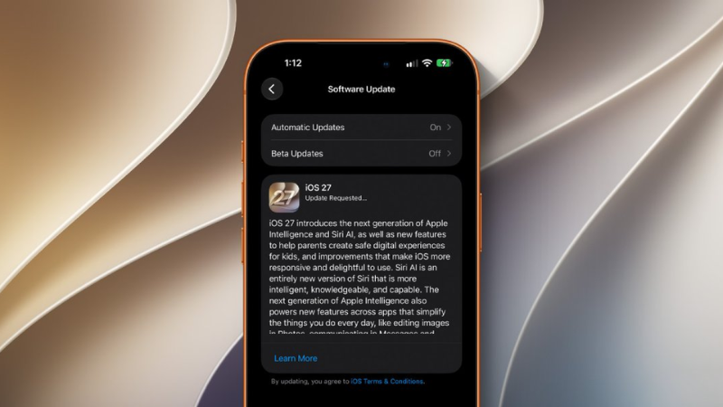iOS 27 khác các bản cập nhật gần đây