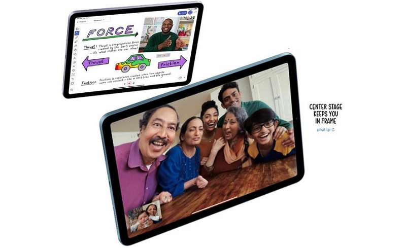 Center Stage hỗ trợ camera Ultra Wide