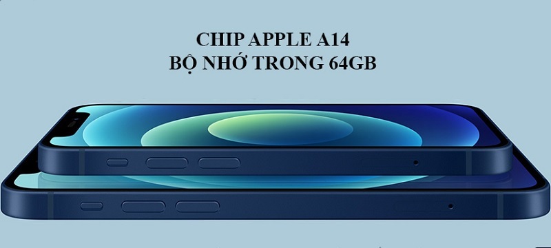 Trang bị chip Apple A14 và bộ nhớ trong 64GB và RAM 4GB