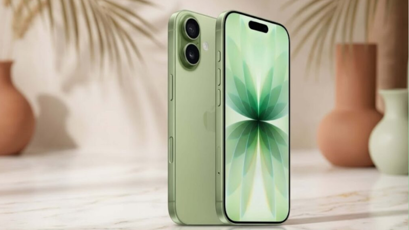 iphone 17 màu xanh lá cây