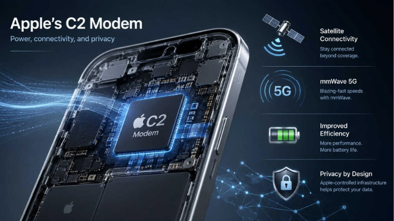 iPhone 18 Pro Max Modem C2 tự phát triển