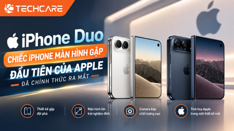 iPhone Duo: Chiếc iPhone Màn Hình Gập Đầu Tiên Của Apple Đã Chính Thức Ra Mắt