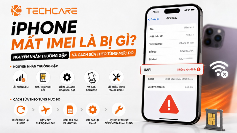 iPhone Mất IMEI