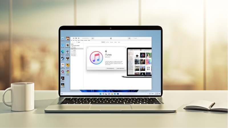 Giao diện phần mềm iTunes trên laptop Windows kết nối với iPhone Giao diện phần mềm iTunes trên laptop Windows kết nối với iPhone