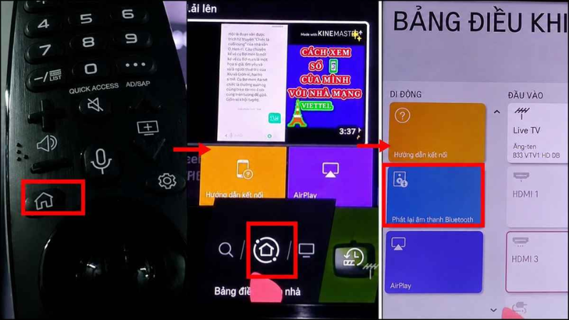 Kết nối điện thoại với tivi LG bằng Bluetooth